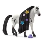 Figurine etalon Knabstrup a coiffer - Coffret de Pieces avec Figurine Cheval et