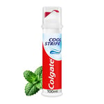 Colgate Cool Stripe Toothpaste Pump 100 ml | Cavity protection | Strengthens teeth | Freshens breath | Fights cavities | Fluoride toothpaste