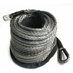 Senderpick - Corde de treuil synthétique 10 mm x 30 m, 10,8 t avec point de fusion 150 ℃ pour camion, bateau, tout-terrain, véhicule tout-terrain,