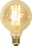 LED-lampa E27 G95 Vintage Gold