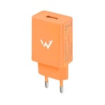 Wonder Full Power - Chargeur Secteur pour Smartphone et Tablette - 5W - 1 Port USB-A - Orange - Prise EU