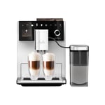 Melitta Latte Select F630-211 Helautomatisk kaffemaskin bönor - Silver