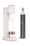 LAICA Sparkling Water Maker,Variable Manual Fizz, With 1 x CO2 Cylinder