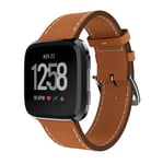 Single Loop Band PU-läderrem för Fitbit Versa 2/Lite Watch Replacement