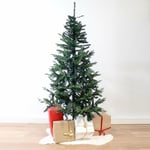 Sapin Artificiel Réaliste Vert 180cm avec 659 têtes, pied métal - SILUMEN