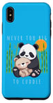 Coque pour iPhone XS Max Panda Lover Ours en peluche adorable pour enfants Maman Animal Baby Shower