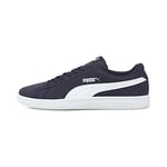 PUMA Unisex Smash V2 Baskets, Peacoat Puma Weiß, 40.5 EU