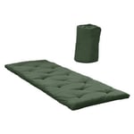 Lit futon standard BED IN A BAG couleur vert olive KARUP