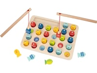 Tooky Toys Tooky Toy Wooden Fish Catching Game Learning Letters 29 El.