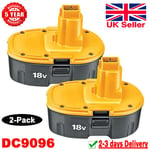 2) IN PACK DE9098 Battery For Dewalt Cordless Drill 18V XRP DC9096 DE9095 DC725