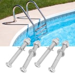 Lot de 4 boulons de fixation pour marches de piscine - Vis de rechange pour accessoires de piscine G0,3 cm