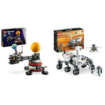 LEGO Technic La Planète Terre et la Lune en Orbite, Jouet de Construction Créatif, Stimule Le Jeu & 42158 Technic NASA Mars Rover Perseverance, avec AR App Experience, Découverte de la Science