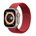 Nylon klokkerem Apple Watch Ultra (49mm) - Red