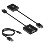 CLUB 3D Club3D Adapter HDMI 1.4 > VGA (mit Audio) St/Bu retail