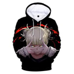 YZJYB 3D Dessin My Hero Academia Pull à Capuche pour Homme Femme Ochaco Uraraka Imprimé Numérique Crewneck Hoodies Sweatshirt Tops,XX~Large