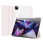 iPad Pro 11 (2022/2021/2020/2018) - DUX DUCIS Toby Tri-Fold läderfodral Rosa