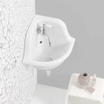 Lavabo École d'Angle en Céramique émaillé - 42 cm - True Colors - Blanc