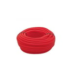 Tuyau de refoulement rouge 50 m Flexible Spiralé 19 mm avec Spirale de renforcement