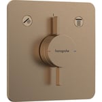 Hansgrohe DuoTurn Q brusearmatur, bronze