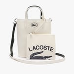 Lacoste Sac cabas vertical Anna avec pochette Taille Taille unique Croco Emboss