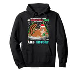 Oh Christmas Tree Your Ornaments Are History Chipmunk Xmas Pullover Hoodie