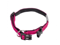 Nobby 78513-77, Hund, Vanligt halsband, Fuchsia, Nylon, L-XL, 25 mm