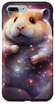 Coque pour iPhone 7 Plus/8 Plus Boho Hamster Mignon Souris Rétro Galaxie Astronaute