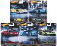 1:64 Hot Wheels Jeu 2022 Exotic Envy Car Culture Real Riders 5 Pc. Lamborghini