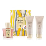 ACQUA DI PARMA ROSA NOBILE GIFT SET EDP 100ML SPRAY + BATH GEL 75ML + B CREAM