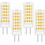 4-pack GY6.35 LED-lampor 7W AC/DC 220V Varmvitt 3000K motsvarande 100W 7W Halogenlampor [Energiklass A+]