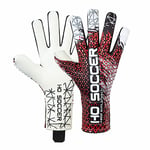 HO Soccer Pro Evolution Negative Red Gants de Gardien de But Unisexe, Rouge/Blanc