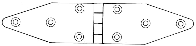 LUCKGÅNGJÄRN 175x41 RF