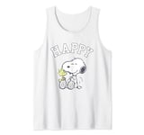 Peanuts Snoopy And Woodstock Happy Tank Top