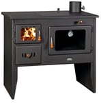 Cuisinière à bois avec bouilleur - Prity W12 - 4 + 12.1  Kw EcoDesign 2022