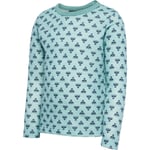 Hummel Vilmo ull/bambus longsleeve - mineral blue