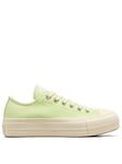 Converse Womens Lift Crafted Color Ox Trainers - - Green, Green, Size 4, Women