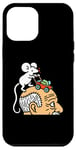 iPhone 12 Pro Max Mouse Mowing Hair - Funny Graphic Barber Mouse Case