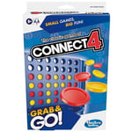 Hasbro Gaming Connect 4 Grab and Go Game, Portable Game for 2 Players, Travel Game for Kids