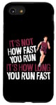 iPhone SE (2020) / 7 / 8 Running Runner Half Marathon Vintage It's Not How Fast You Case