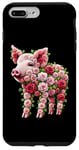 iPhone 7 Plus/8 Plus Rose Pig Flower Gardening Floral Case