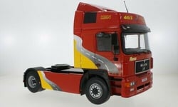 MODELCAR - Camion solo de 1994 couleur rouge – MAN F2000 - 1/18 - MOD18135