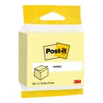 Post-it lappar 76mm x76mm | 3M | ljusgul | 450 ark