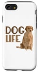 Coque pour iPhone SE (2020) / 7 / 8 Dog Life - I Love Pets - Messages amusants et motivants