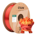 PLA Arc-en-Ciel en Soie Filament 1.75mm, Soyeux Multicolore Imprimante 3D Filament PLA 1KG Bobine Filament pour Imprimante 3D,Soleil Brûlant