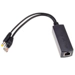 Power Over Ethernet Splitter - Svart