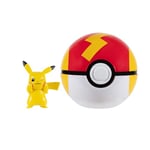 Pokémon Clip ‘N’ Go Pikachu and Fast Ball - Includes 2-Inch Battle Figure and Fast Ball Accessory
