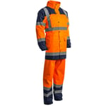 Euro Protection - Ensemble de pluie Coverguard hydra marine orange haute visibilité taille xxl