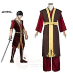 Halloween Cos Stage Costume, Avatar The Last Airbender, Prince Zuko Cosplay Costume Complete Set Zook M