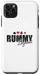 Coque pour iPhone 11 Pro Max Rummy Legend Hobby Jeu de cartes Romme