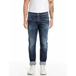 Jeans Replay  M914Q .000.141 706 - AMBASS-007 12 OZ DEEP BLUE